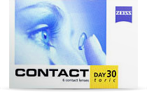 Contact Day30 Torische Kontaktlinsen bei Hornhautverkrümmung