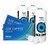 AirOptix aqua Kontaktlinsen + Pflege | Halbjahrespaket