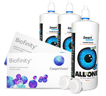 Halbjahrespaket Biofinity Monatslinsen Und Kontaktlinsenpflege Gunstig Online Auf Linsen De Kaufen