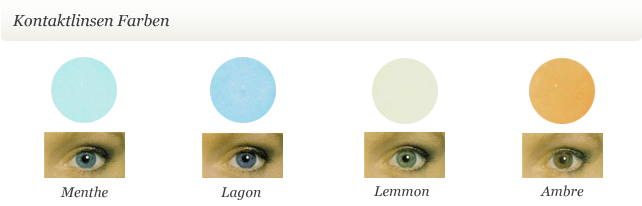 Lunelle ES 70 UV Couleur Kontaktlinsen Farben